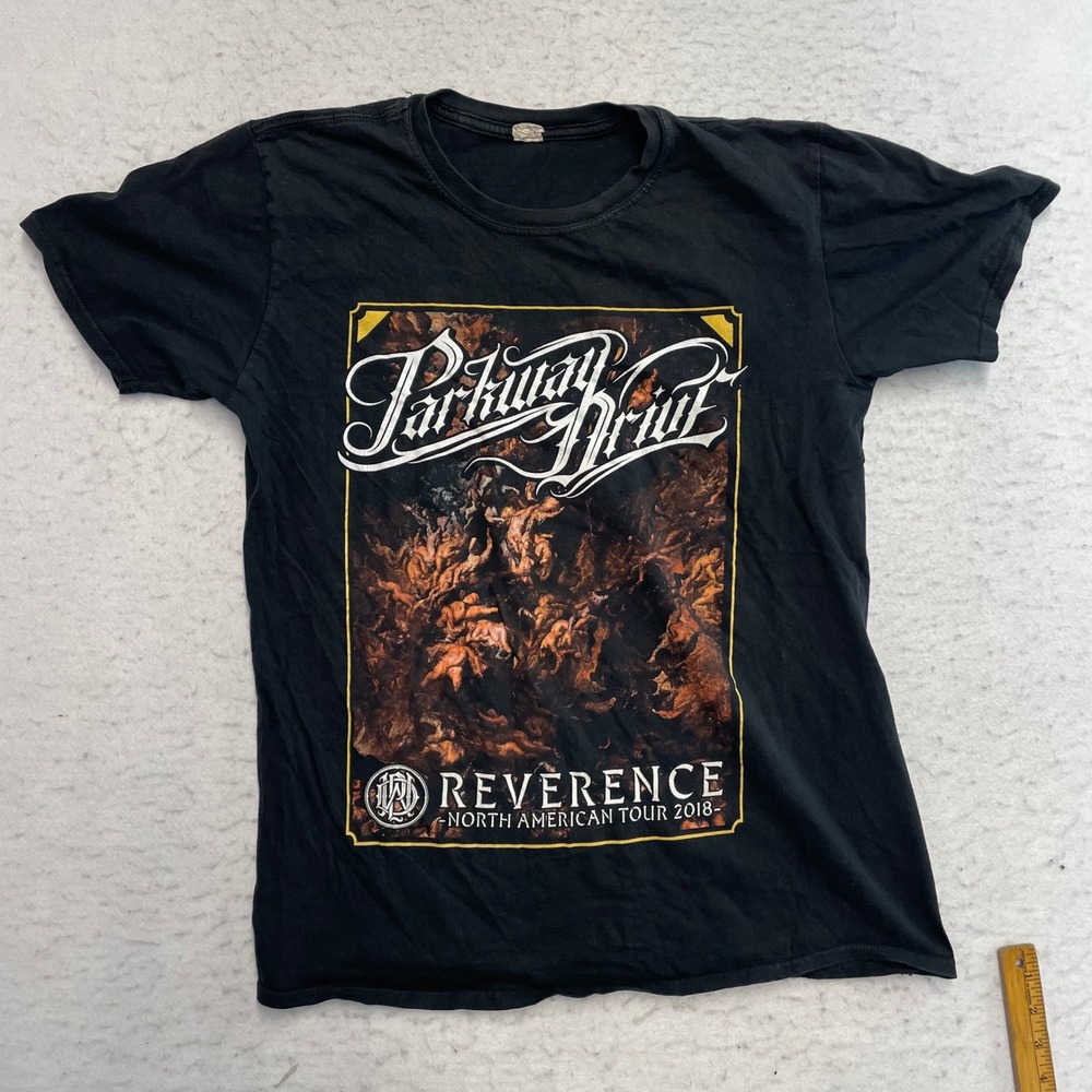 Parkway Drive T Shirt Mens L Black Reverence North American Tour 2018 Graphic